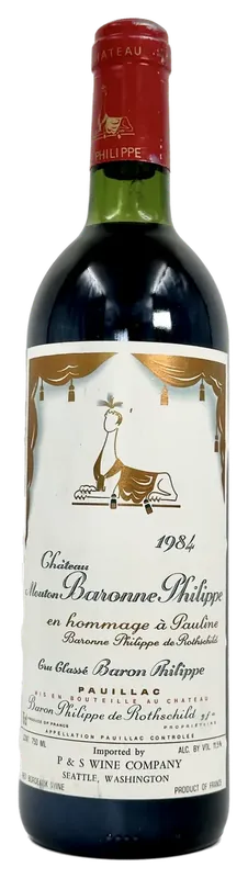 Château Mouton Baronne Philippe 1984