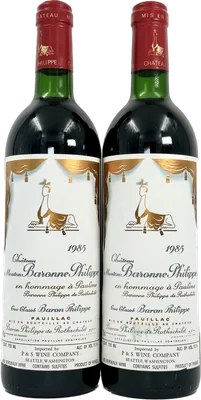 Château Mouton Baronne Philippe 1985, foto 2 de 5