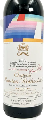 Château Mouton Rothschild 1984, foto 3 de 5